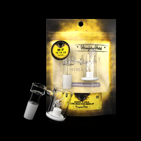 Honeybee Herb - HONEY & MILK CORE REACTOR SIDECAR QUARTZ BANGER - 90° DEGREE | YL