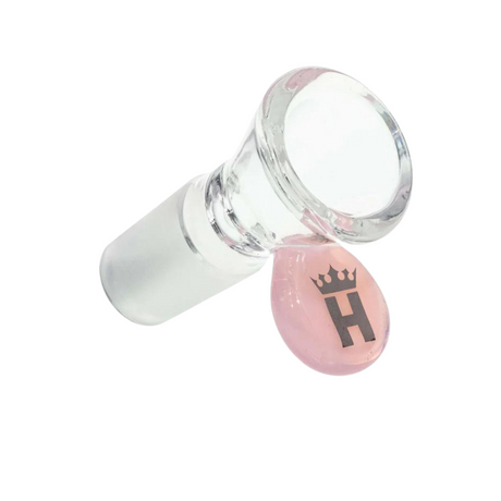 Hoss Glass | 14mm Cone Bowl with Coloured Tab [YX12C] Bowl · Banger · Oil Burner Smoking Cat Distribution Pink
