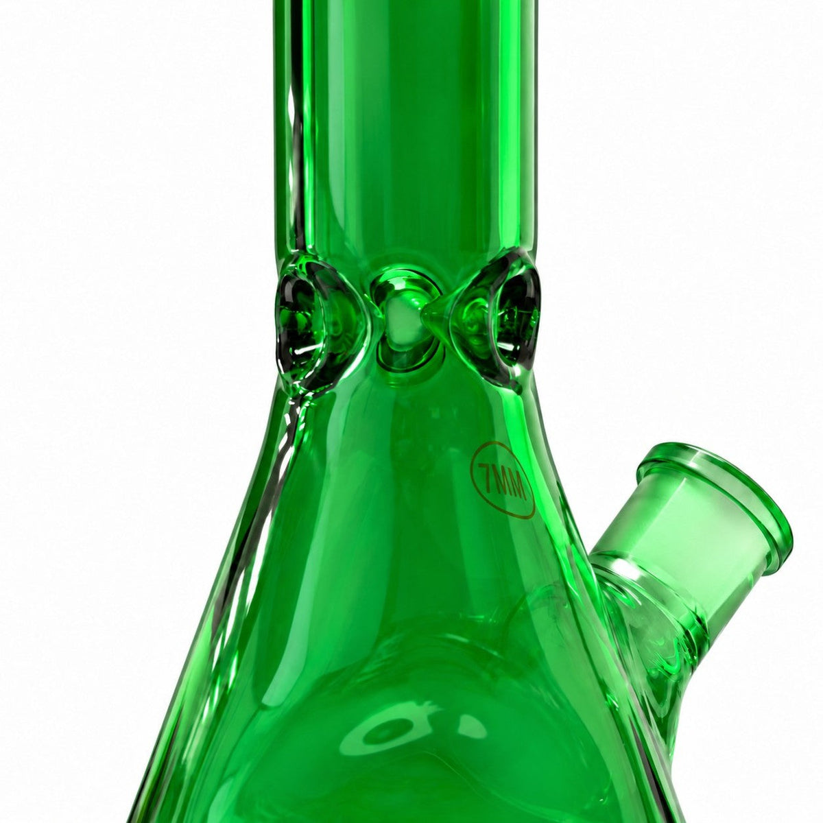 Fortune | 18" 7mm Beaker w/ Lighter Pocket Glass Bong Fortune