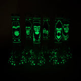 14" 7mm Gorilla Designs Glow In The Dark Beaker Bong – In the Box [FT1892ATS] Glass Bong LEHIGH WHOLESALE