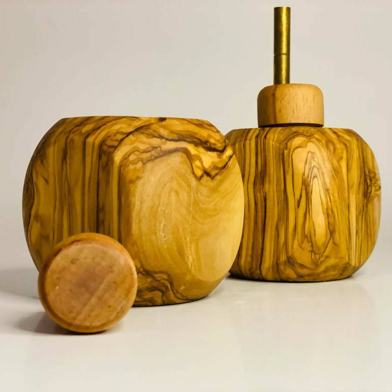 VOW | Olive Wood Big Apple Dugout/Smoker's Gift