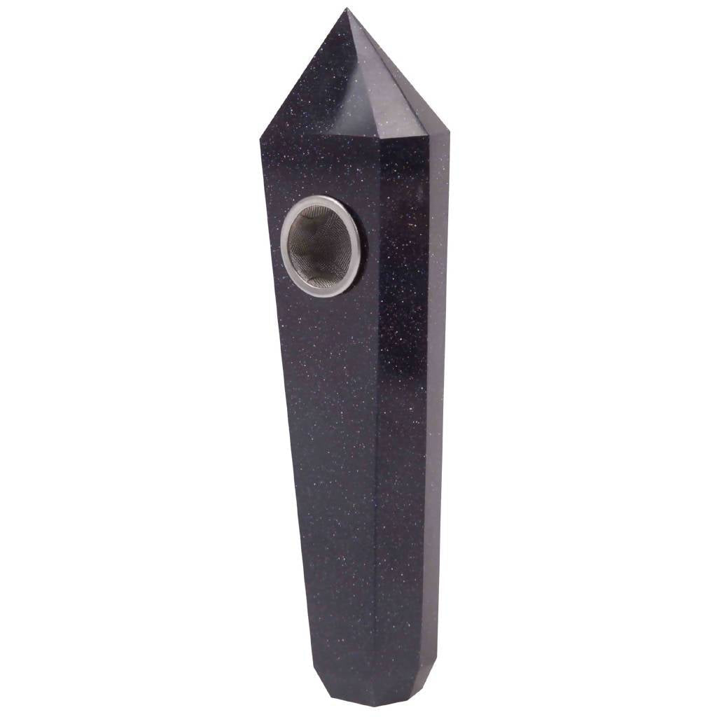 QUARTZ PIPE | BLUE SANDSTONE- - One Wholesale