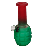 6″ Rubber Finishing Surface Mini Glass Bong Box of 10 [JBLMIN-06-18] Glass Bong Canadian Distributor Green/Red (Box of 10)