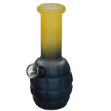 6″ Rubber Finishing Surface Mini Glass Bong Box of 10 [JBLMIN-06-18] Glass Bong Canadian Distributor Black/Yellow (Box of 10)