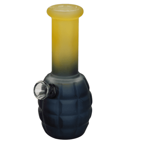 6″ Rubber Finishing Surface Mini Glass Bong Box of 10 [JBLMIN-06-18] Glass Bong Canadian Distributor Black/Yellow (Box of 10)