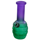 6″ Rubber Finishing Surface Mini Glass Bong Box of 10 [JBLMIN-06-18] Glass Bong Canadian Distributor Green/Purple (Box of 10)
