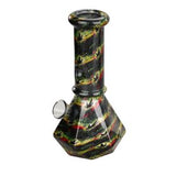 6″ Prism Hex Series Mini Glass Bong – Geometric Art Design [JBLMIN-09-5] Glass Bong Canadian Distributor Design B