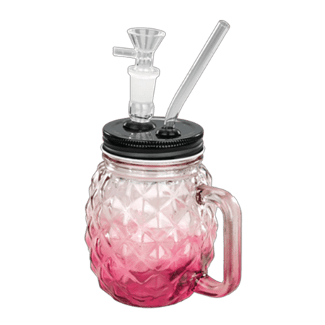 TOPPUFF® | 5” Pineapple Glass Bong-Surface Plating Colors [JTOP01.1003] Glass Bong Canadian Distributor Red