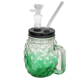 TOPPUFF® | 5” Pineapple Glass Bong-Surface Plating Colors [JTOP01.1003] Glass Bong Canadian Distributor Green