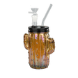 TOPPUFF® | 5″ Cactus Glass Bong – Surface Plating Colors [JTOP01.1004] Glass Bong Canadian Distributor Brown