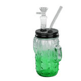 TOPPUFF® | 5″ Cactus Glass Bong – Surface Plating Colors [JTOP01.1004] Glass Bong Canadian Distributor Green