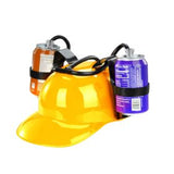 Party Sip Hands-Free Dual Drink Drinking Helmet – Baseball Cap Balloon · Party · Game Canadian Distributor Yellow