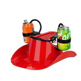 Party Sip Hands-Free Dual Drink Drinking Helmet – Cowboy Hat Balloon · Party · Game Canadian Distributor Red