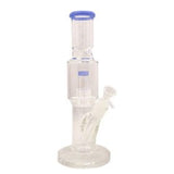 12″ Straight Tube Glass Bong Tire Percolator with Inline Ash Catcher (C2245)
