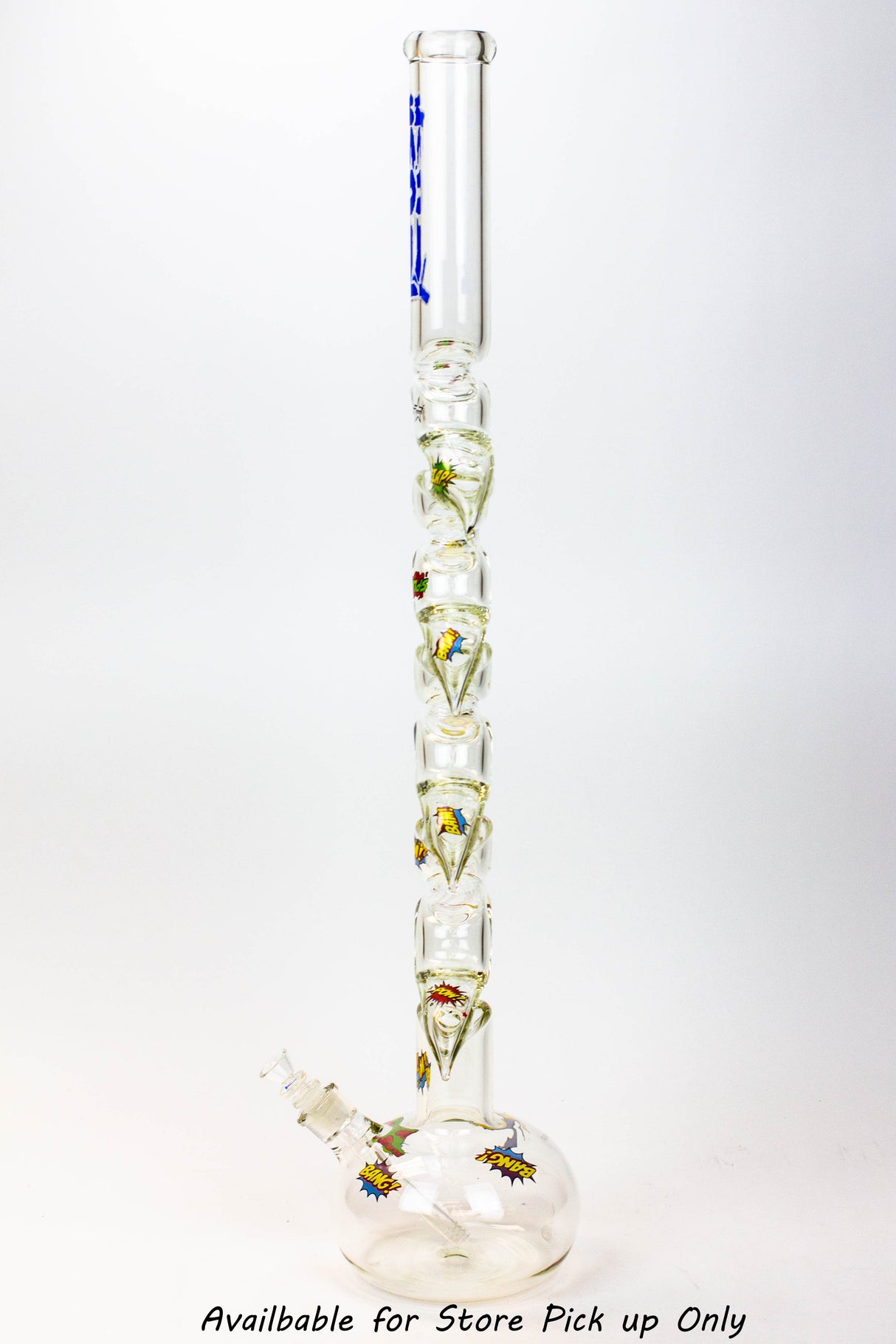 36" KUSH Glass 7mm Giant Zig Zag Zong / bong [KU069]- - One Wholesale