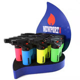 Newport Zero | Double Flame Neon Torch Display of 12