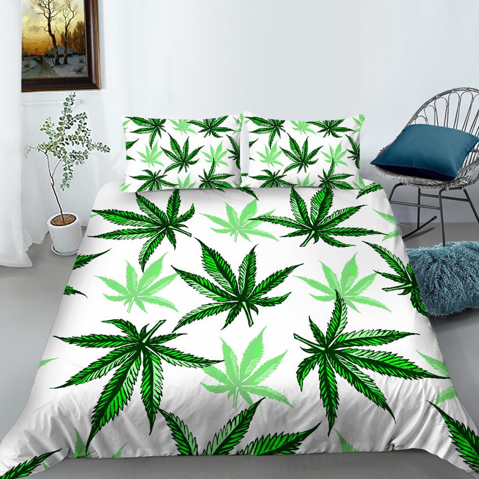 Mr Johnny Green | Digital Printed 3Pcs Queen Size Duvet Cover Blanket Canadian Distributor M008