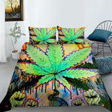 Mr Johnny Green | Digital Printed 3Pcs Queen Size Duvet Cover Blanket Canadian Distributor M013