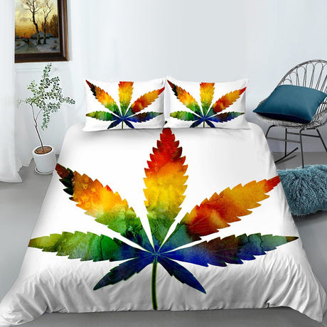 Mr Johnny Green | Digital Printed 3Pcs Queen Size Duvet Cover Blanket Canadian Distributor M014