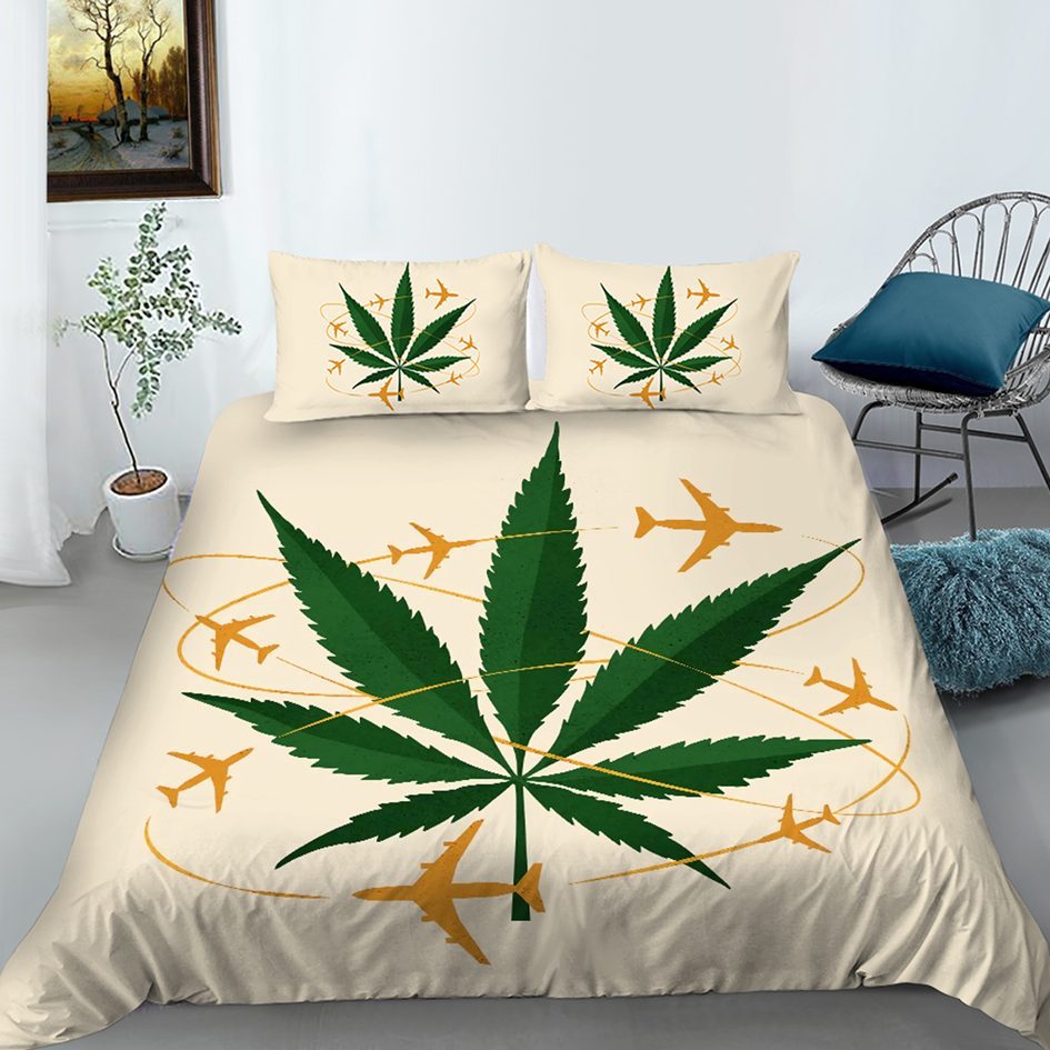 Mr Johnny Green | Digital Printed 3Pcs Queen Size Duvet Cover Blanket Canadian Distributor M015