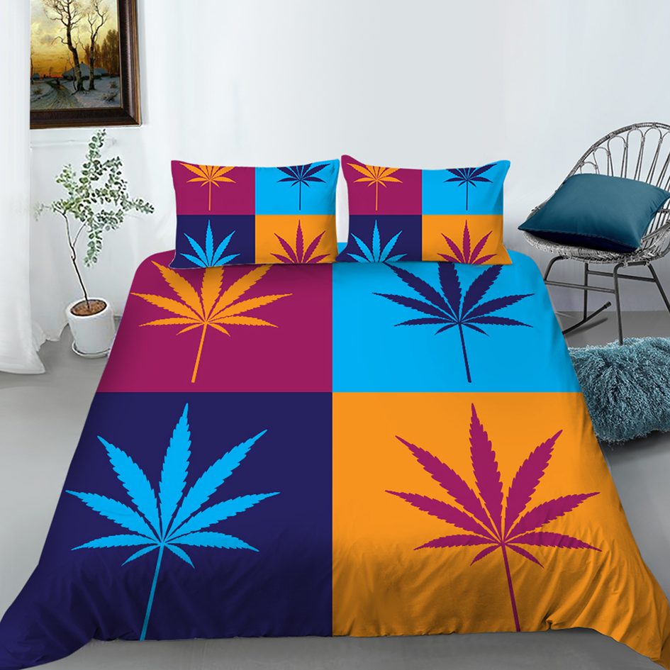 Mr Johnny Green | Digital Printed 3Pcs Queen Size Duvet Cover Blanket Canadian Distributor M020