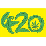 Digital Printed Marijuana Flag