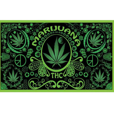 Digital Printed Marijuana Flag