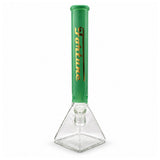 Fortune 18" 7mm Square Base Glass Water Pipe – 50mm Neck Glass Bong Fortune