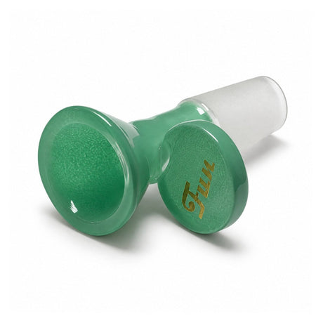 Fortune | 14mm Fun Milky Glass Bowl Piece with Handle – Assorted Colors Bowl · Popper Fortune Green
