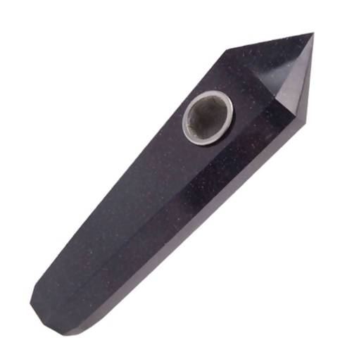 QUARTZ PIPE | BLUE SANDSTONE- - One Wholesale