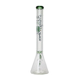 Johnny Green | 20″ 9mm Beaker with Elephant Joint and Grid Percolator Slide – Green (MJG-004) Glass Bong Canadian Distributor