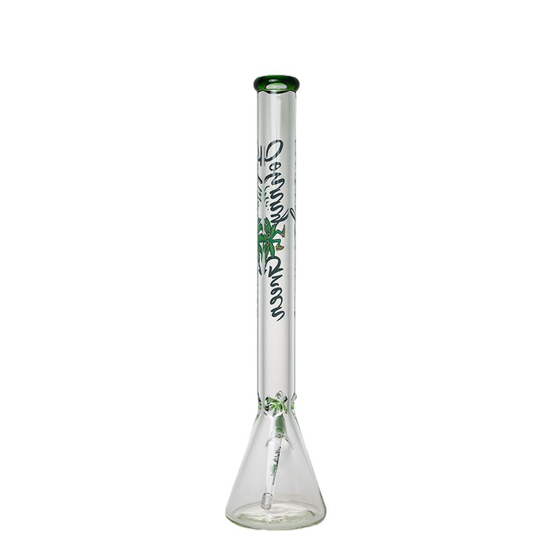 Johnny Green | 24″ 9mm Beaker with Elephant Joint and Grid Percolator Slide – Green (MJG-005) Glass Bong Canadian Distributor