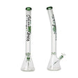 Johnny Green | 24″ Beaker Bong – 9MM Thick Bent Neck with Grid Percolator Slide (MJG-010) Glass Bong Canadian Distributor