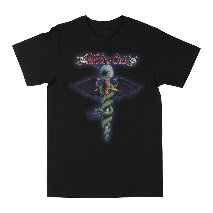 Mötley Crüe | "Dr Feel Good 30th Anniversary" Unisex's T-Shirt Black - Officially Licensed Short Sleeve Philcos Medium