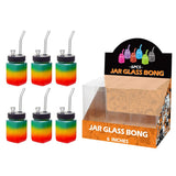 8″ Glass Bong – Assorted Designs | 6-Piece Display [GL-MS0x01] Glass Bong Canadian Distributor Rasta
