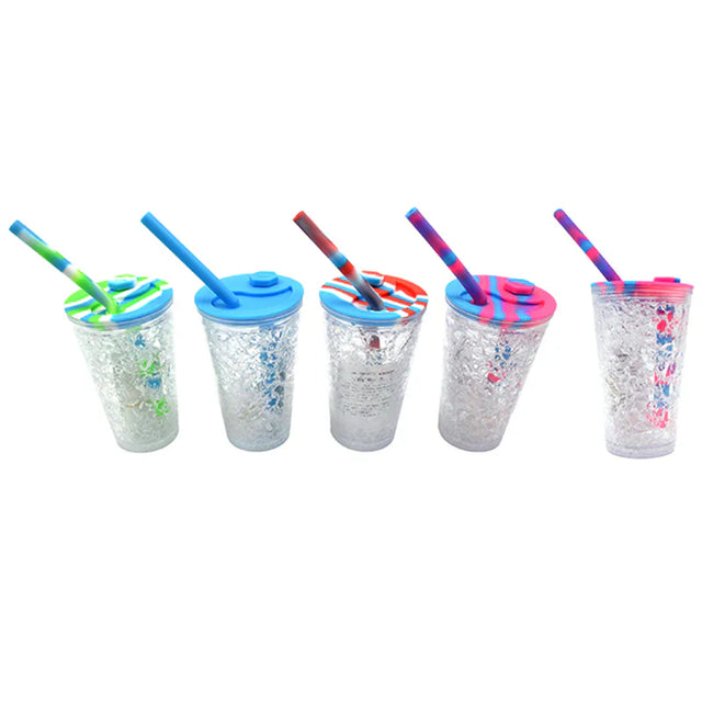 Silicone Water Pipe Ice glass design– Assorted Colors Resin · Silicone · Plastic Bong The MST
