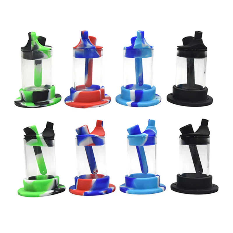 Hybrid Silicone/Glass Bongs ( MST 4012) Resin · Silicone · Plastic Bong The MST