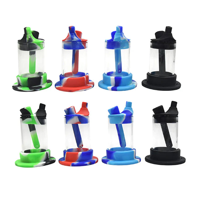 Hybrid Silicone/Glass Bongs ( MST 4012) Resin · Silicone · Plastic Bong The MST