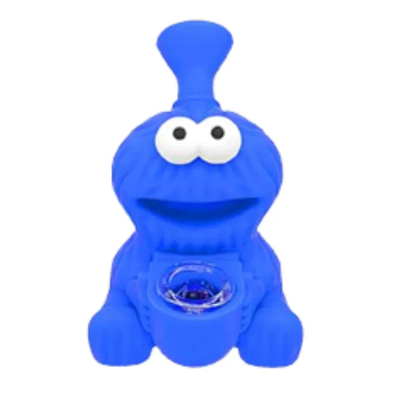 MSTS101 - Cartoon Character Silicone Water Pipe with Glass Bowl Silicone Pipe The MST