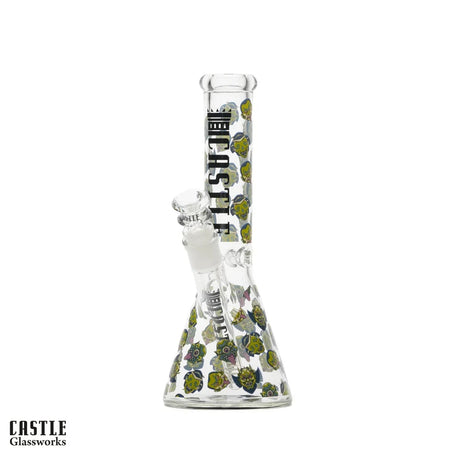 10" Mask Beaker Bong - 5mm Thick Glass Glass Bong Castle Glassworks Default Title