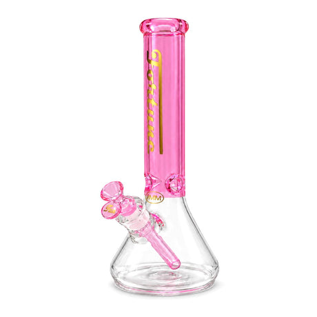 Fortune | 14" Nova Beaker Bong – 7mm Glass Glass Bong Fortune Pink