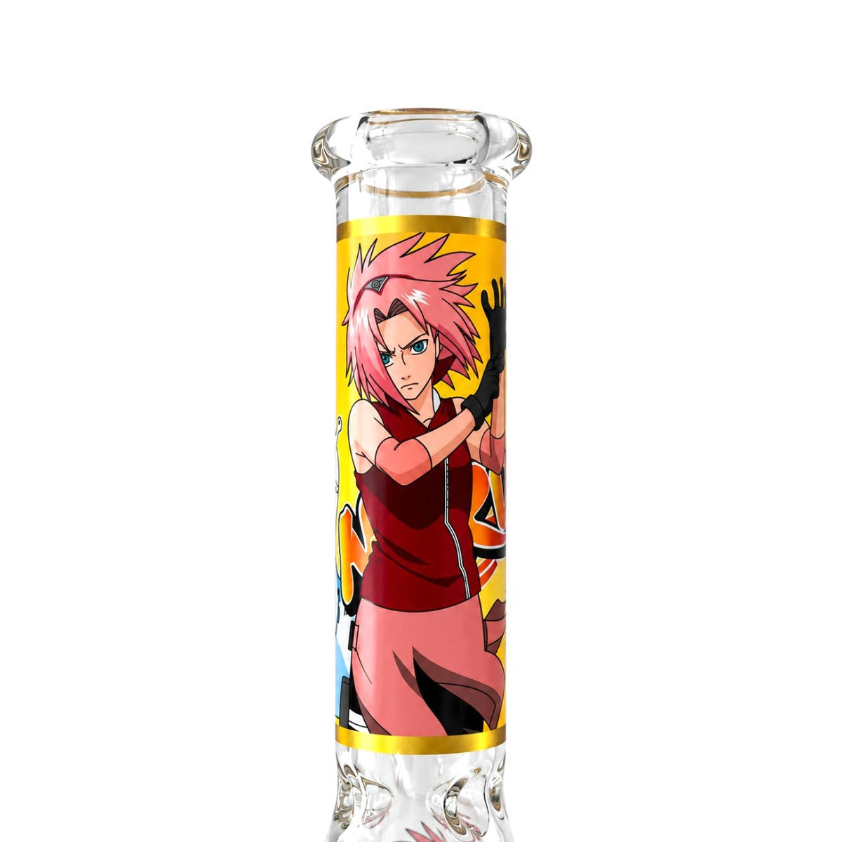 10" Ninja Anime Glass Beaker Glass Bong Super Supplys Inc