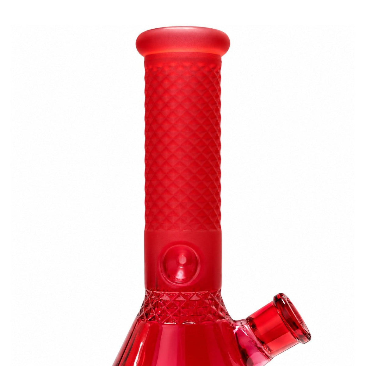 12.5" Crystal Facet Beaker Bong – 7mm Thick Glass Glass Bong Super Supplys Inc