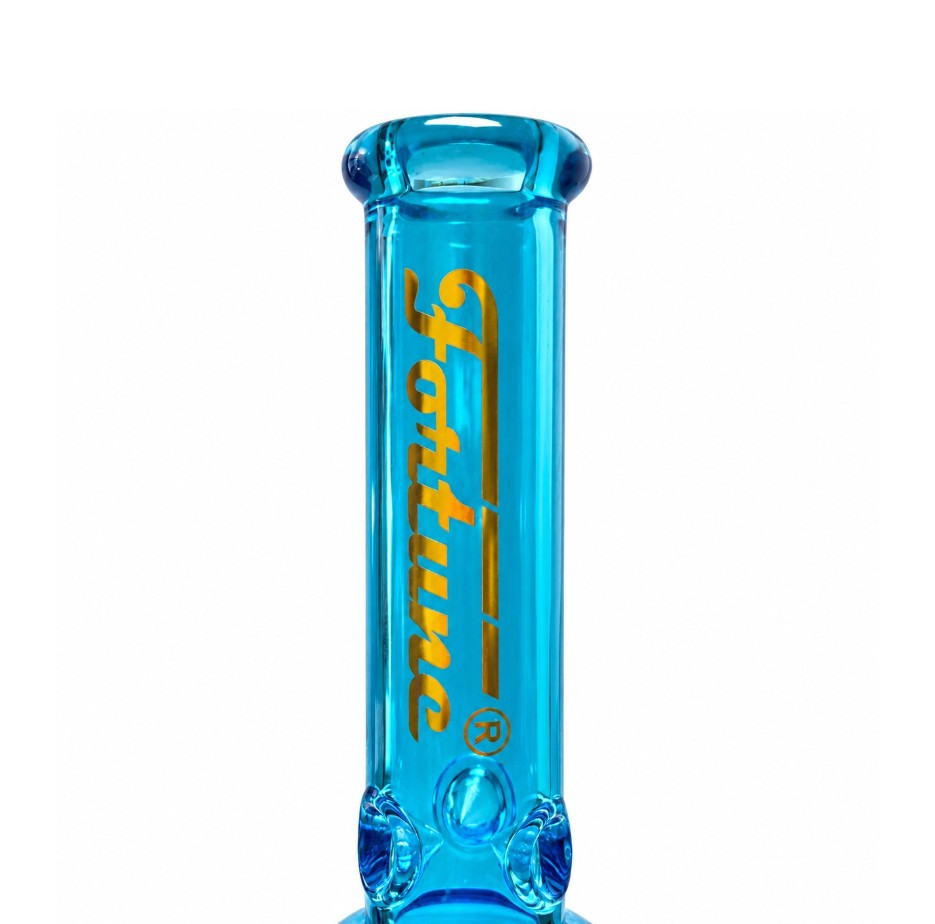 Fortune | 10" Novelty Helmet Glass Water Pipe Glass Bong Fortune