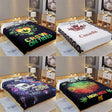 Digital Printed Single layer 1 ply Licensed Fleece Blanket [Combo-A] Blanket Canadian Distributor