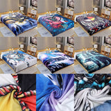Digital Printed Single layer 1 ply Licensed Fleece Blanket [Combo-B] Blanket Canadian Distributor
