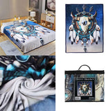 Digital Printed Single layer 1 ply Licensed Fleece Blanket [Combo-B] Blanket Canadian Distributor Buffalo
