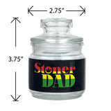 ASHTRAY AND STASH JAR SET - STONER DAD DESIGN