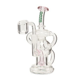 Ooze | Quartz Mini Rig - Swell Glass Rig Cannatron Pink