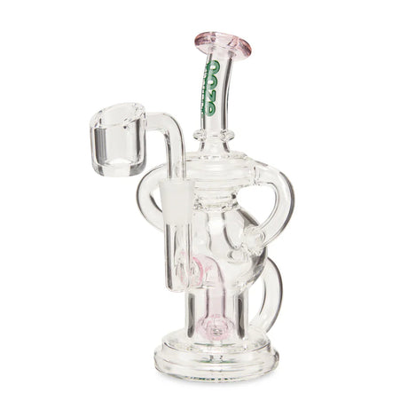 Ooze | Quartz Mini Rig - Swell Glass Rig Cannatron Pink